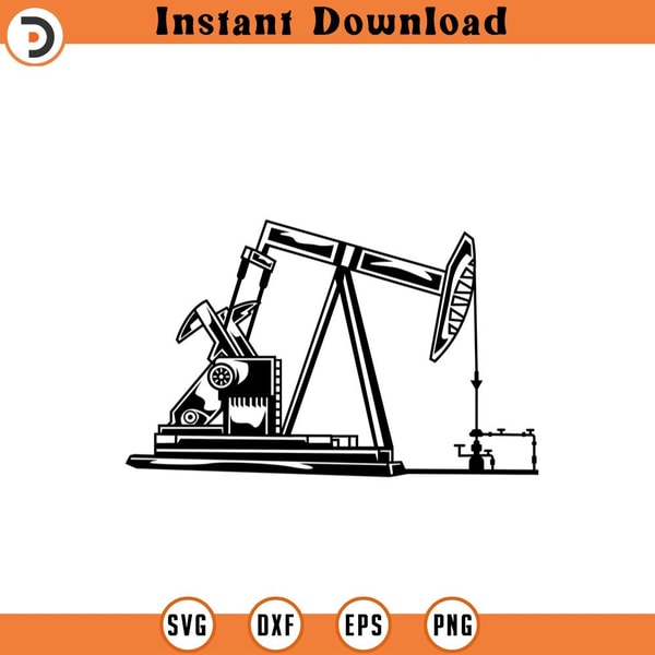 Offshore Rig Svg File Oil Rig svg Oil Drill svg Oil Pump svg | Inspire Uplift