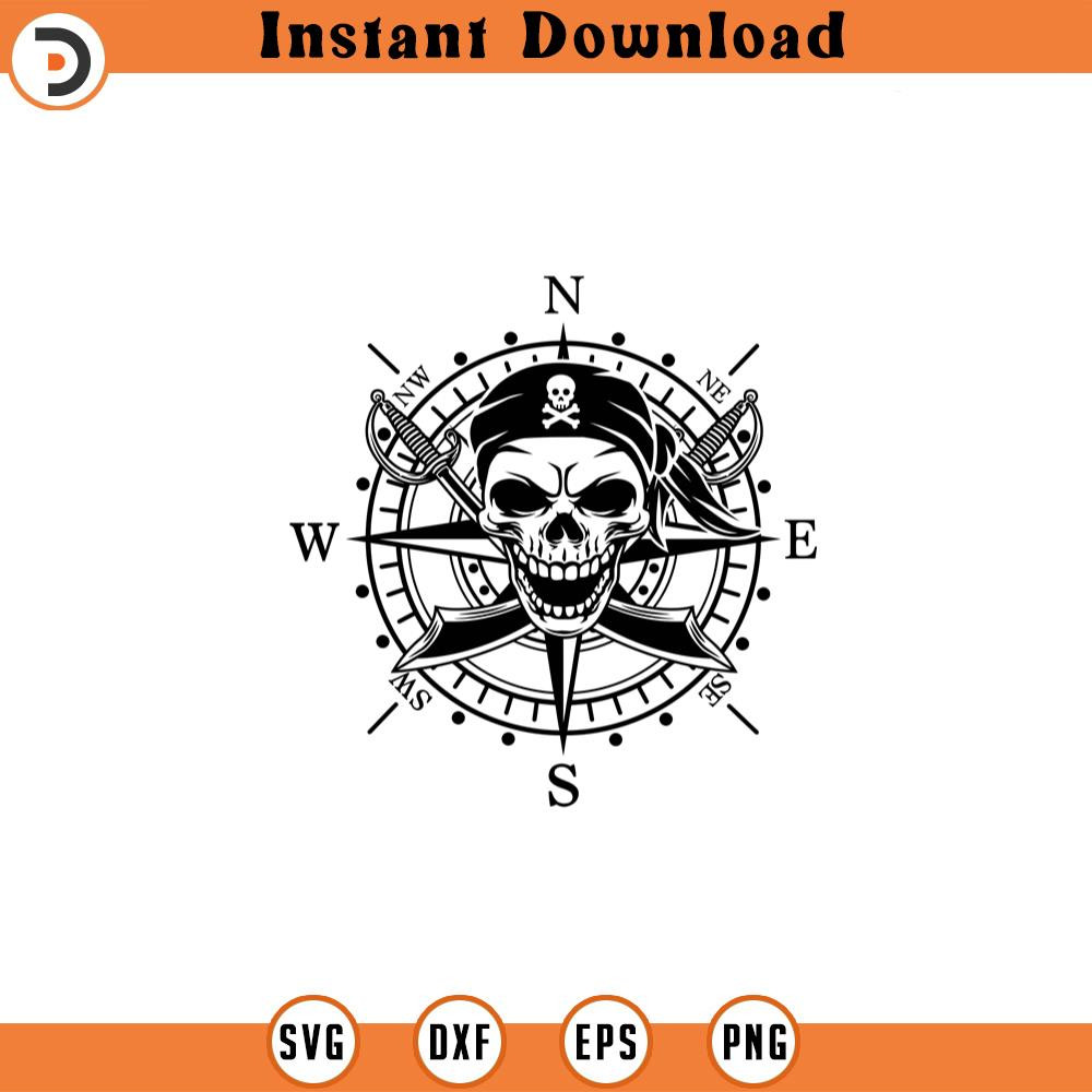 SVG210524489-Pirate Skull Compass Compass Svg Skull C.jpg