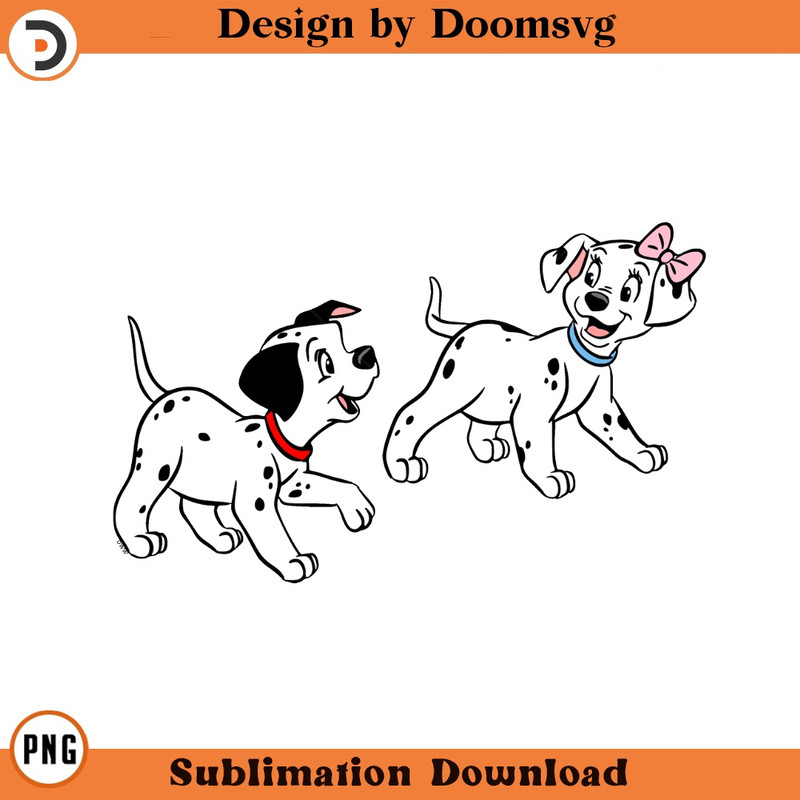 SH4- 101 Dalmatians Puppies Cartoon Clipart Download, PNG Download Cartoon Clipart Download, PNG Download.jpg