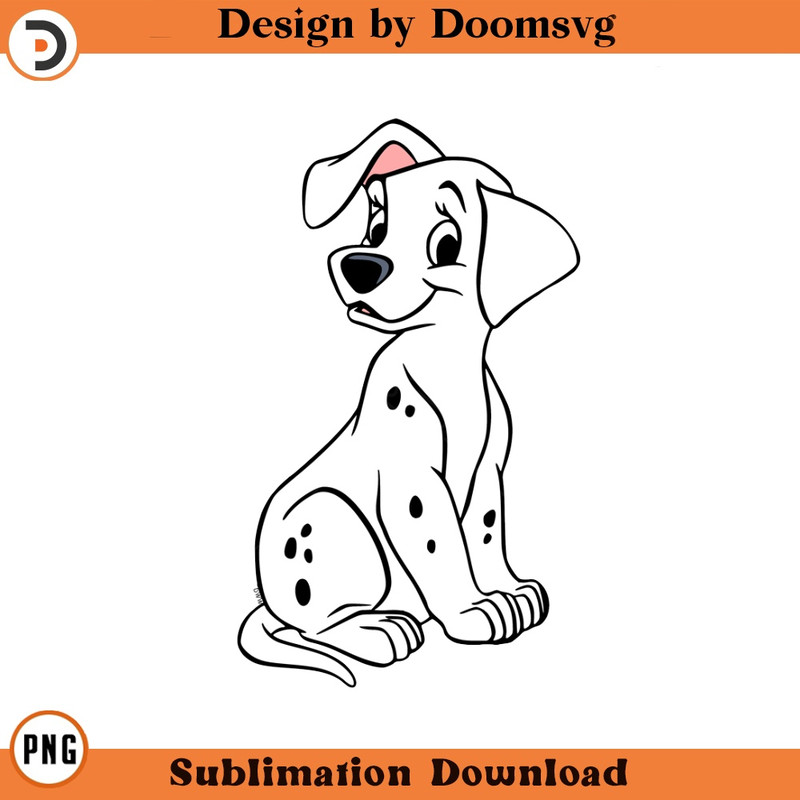 SH6- 101 Dalmatians Puppy Cartoon Clipart Download, PNG Download Cartoon Clipart Download, PNG Download.jpg
