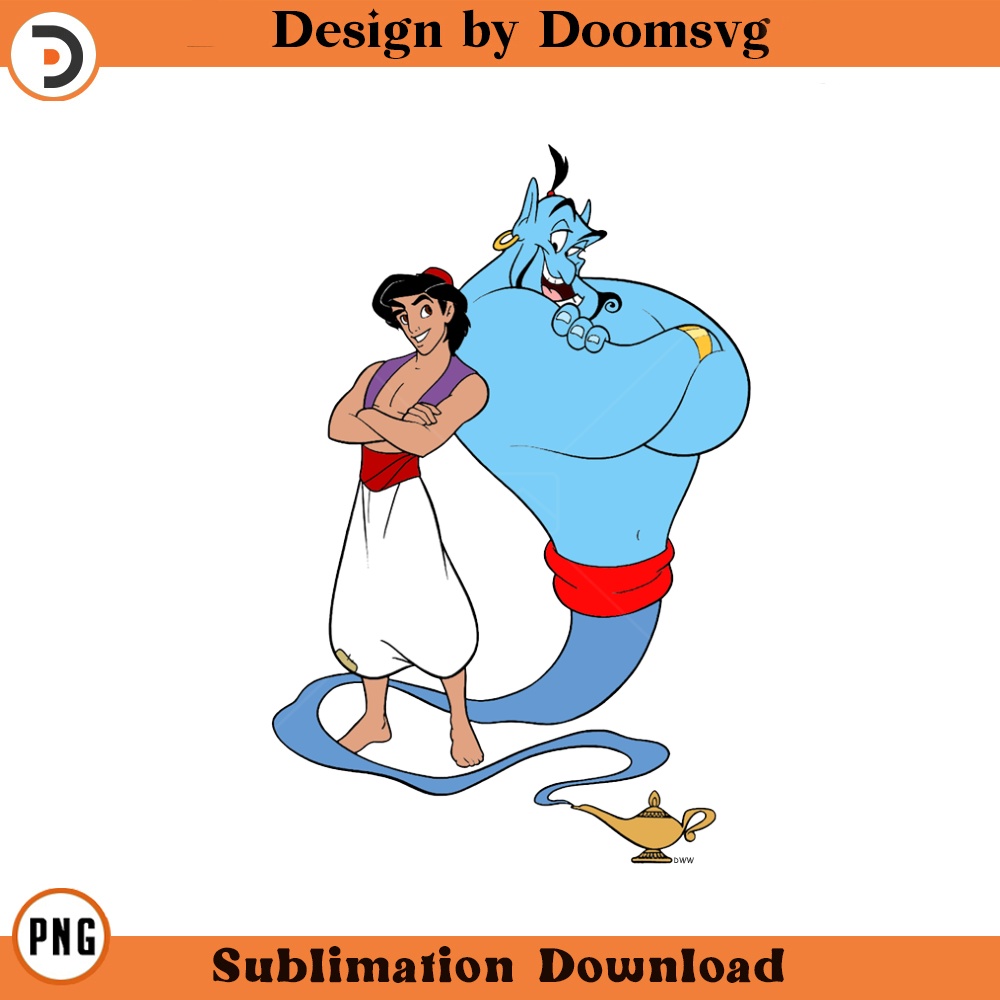 SH56-Aladdin Genie Cartoon Clipart Download, PNG Download Cartoon Clipart Download, PNG Download.jpg