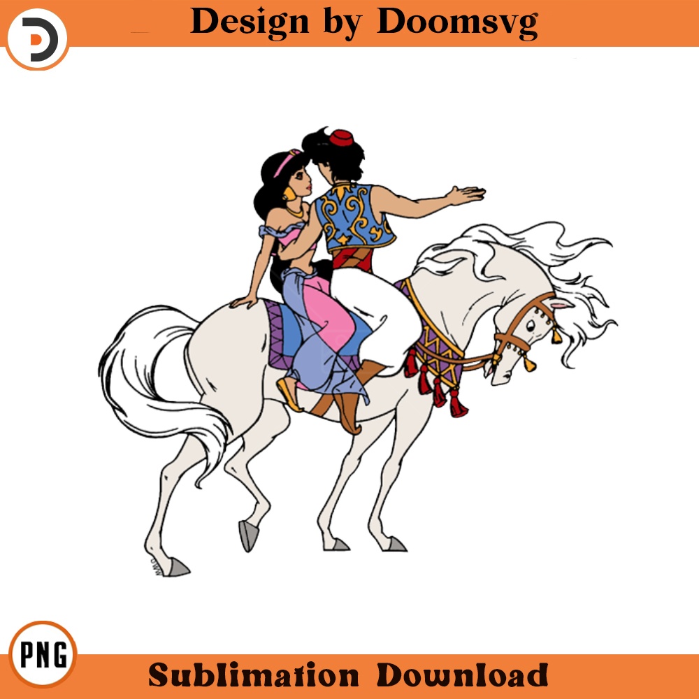 SH77-Aladdin Jasmine Horse Cartoon Clipart Download, PNG Download Cartoon Clipart Download, PNG Download.jpg