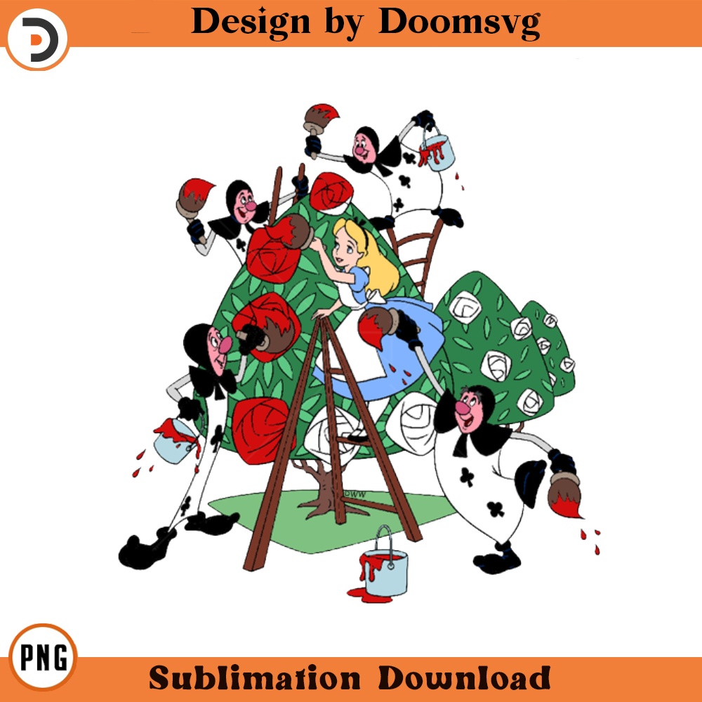 SH105-Alice Cards Roses Red Cartoon Clipart Download, PNG Download Cartoon Clipart Download, PNG Download.jpg