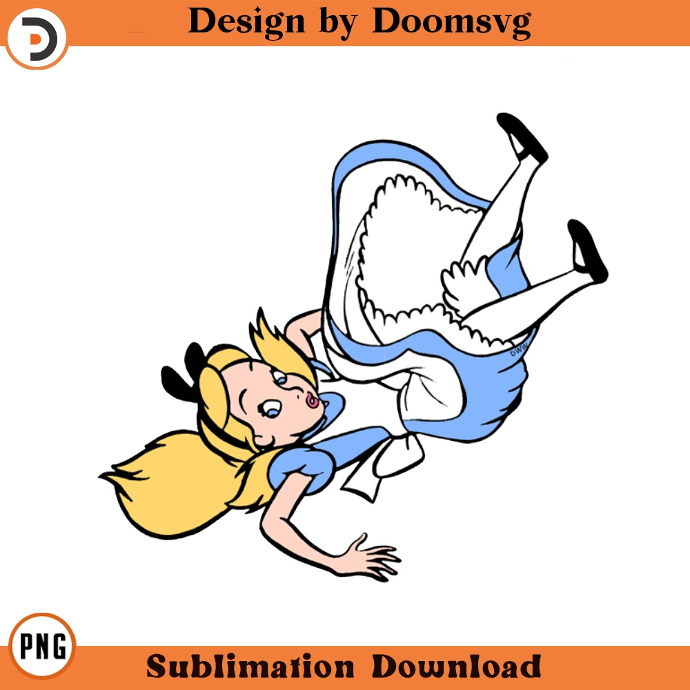SH111-Alice Falling Cartoon Clipart Download, PNG Download Cartoon Clipart Download, PNG Download.jpg