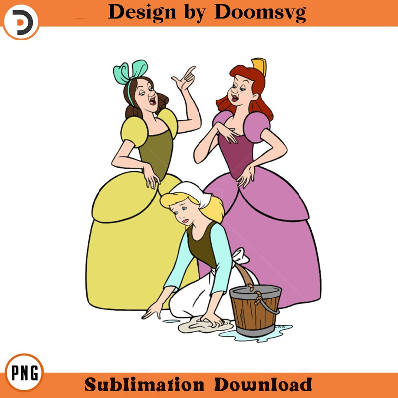SH143-Anastasia Drizella Cartoon Clipart Download, PNG Download Cartoon Clipart Download, PNG Download.jpg