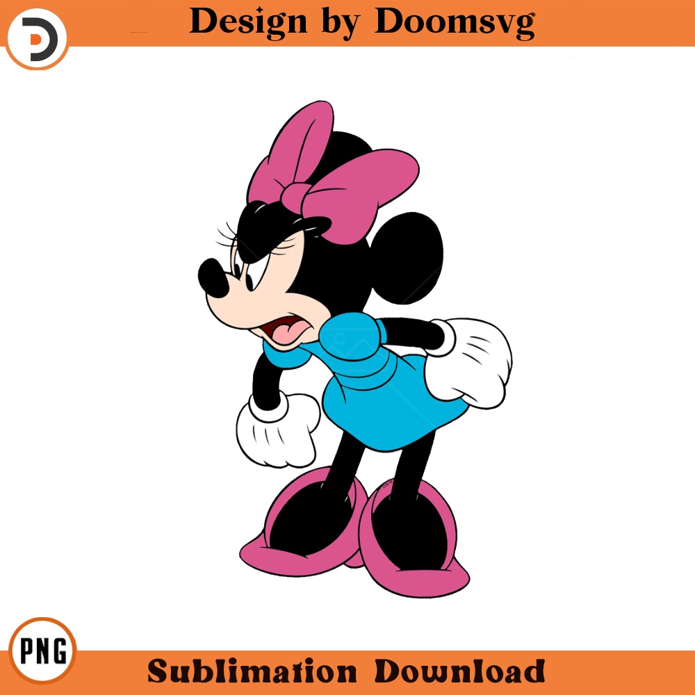 SH152-Angry Minnie Cartoon Clipart Download, PNG Download Cartoon Clipart Download, PNG Download.jpg