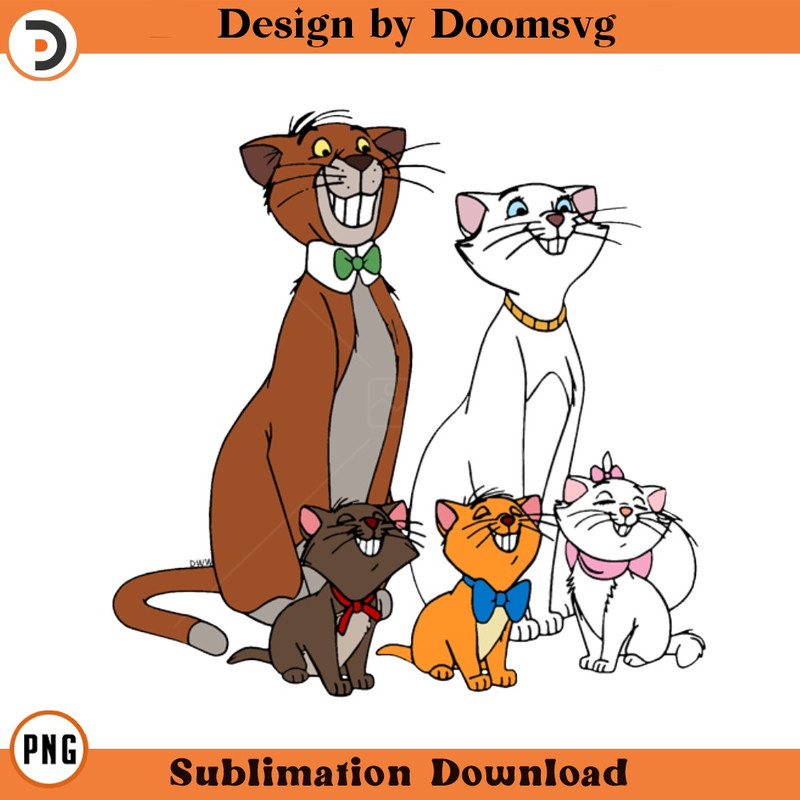 SH183-Aristocats Cartoon Clipart Download, PNG Download Cartoon Clipart Download, PNG Download.jpg
