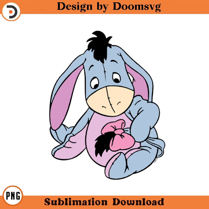 SH261-Baby Eeyore Cartoon Clipart Download, PNG Download Cartoon Clipart Download, PNG Download.jpg