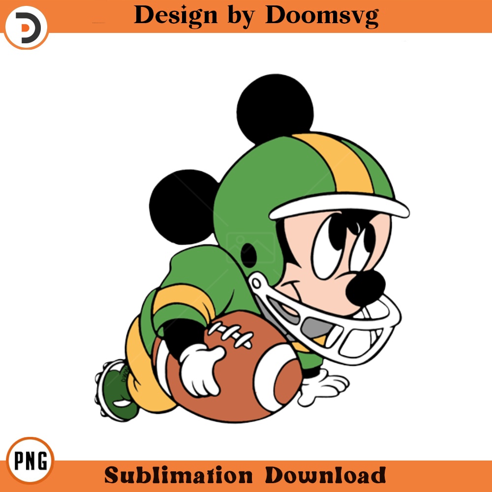 SH278-Baby Mickey Football Cartoon Clipart Download, PNG Download Cartoon Clipart Download, PNG Download.jpg