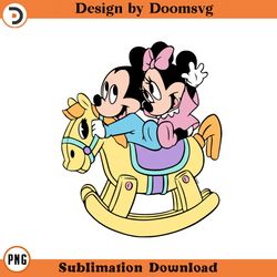 baby mickey minnie rocking horse cartoon clipart download, png download cartoon clipart download, png download