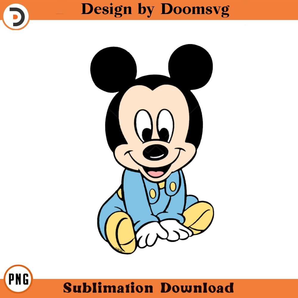 SH289-Baby Mickey Cartoon Clipart Download, PNG Download Cartoon Clipart Download, PNG Download.jpg