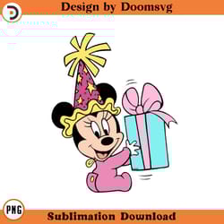 baby minnie birthday cartoon clipart download, png download cartoon clipart download, png download