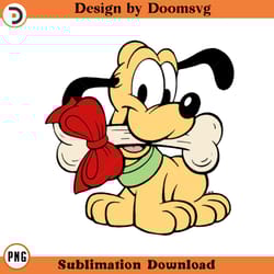 baby pluto christmas cartoon clipart download, png download cartoon clipart download, png download