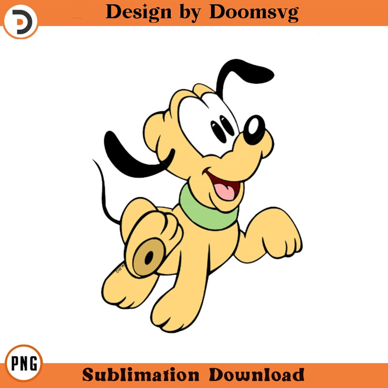 SH319-Baby Pluto Cartoon Clipart Download, PNG Download Cartoon Clipart Download, PNG Download.jpg