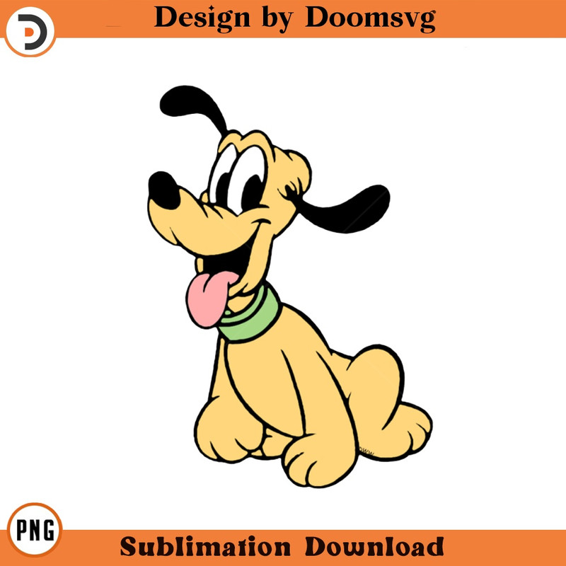 SH321-Baby Pluto Cartoon Clipart Download, PNG Download Cartoon Clipart Download, PNG Download.jpg