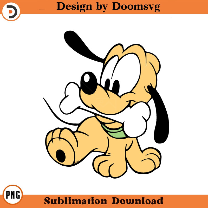 SH326-Baby Pluto Cartoon Clipart Download, PNG Download Cartoon Clipart Download, PNG Download.jpg