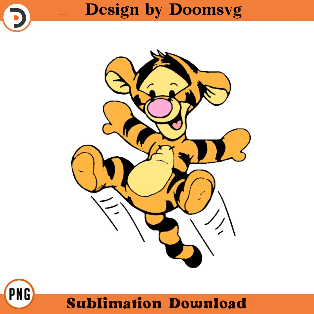 SH338-Baby Tigger Cartoon Clipart Download, PNG Download Cartoon Clipart Download, PNG Download.jpg