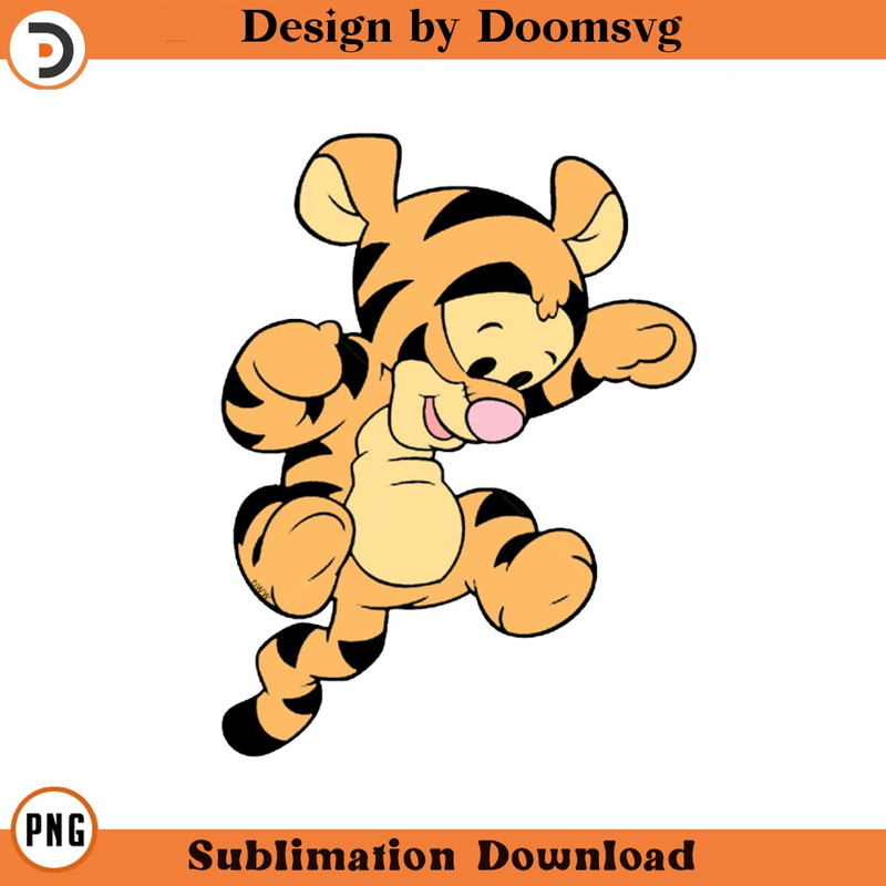 SH339-Baby Tigger Cartoon Clipart Download, PNG Download Cartoon Clipart Download, PNG Download.jpg