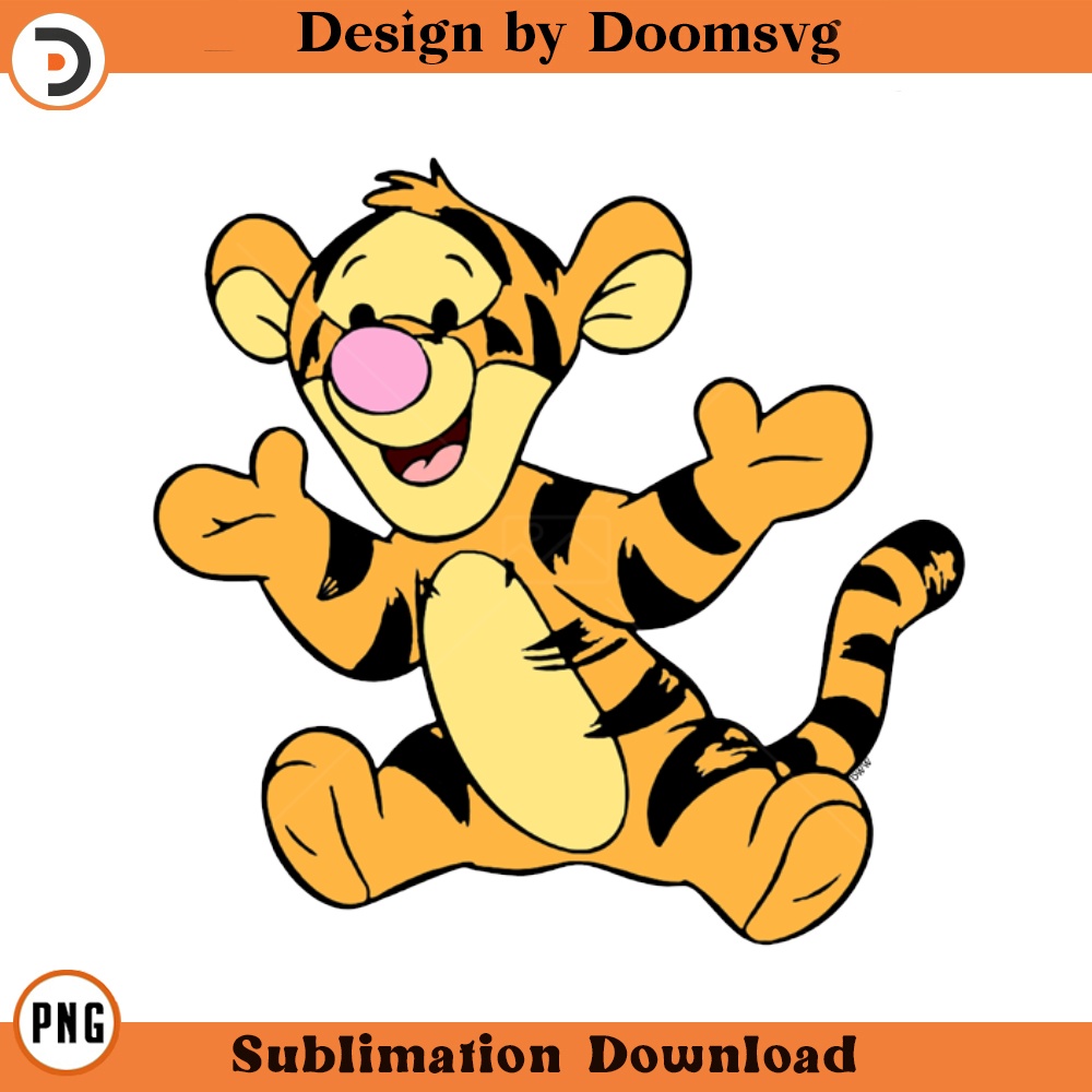 SH341-Baby Tigger Cartoon Clipart Download, PNG Download Cartoon Clipart Download, PNG Download.jpg