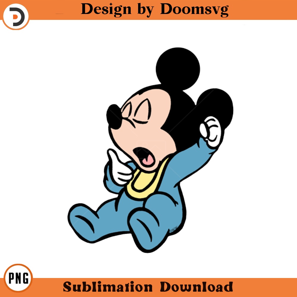SH347-Babymickey Yawning Cartoon Clipart Download, PNG Download Cartoon Clipart Download, PNG Download.jpg