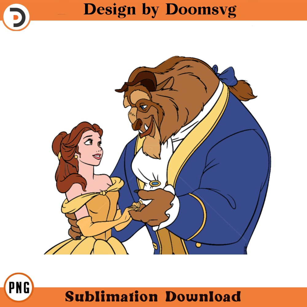 SH431-Belle Beast Cartoon Clipart Download, PNG Download Cartoon Clipart Download, PNG Download.jpg