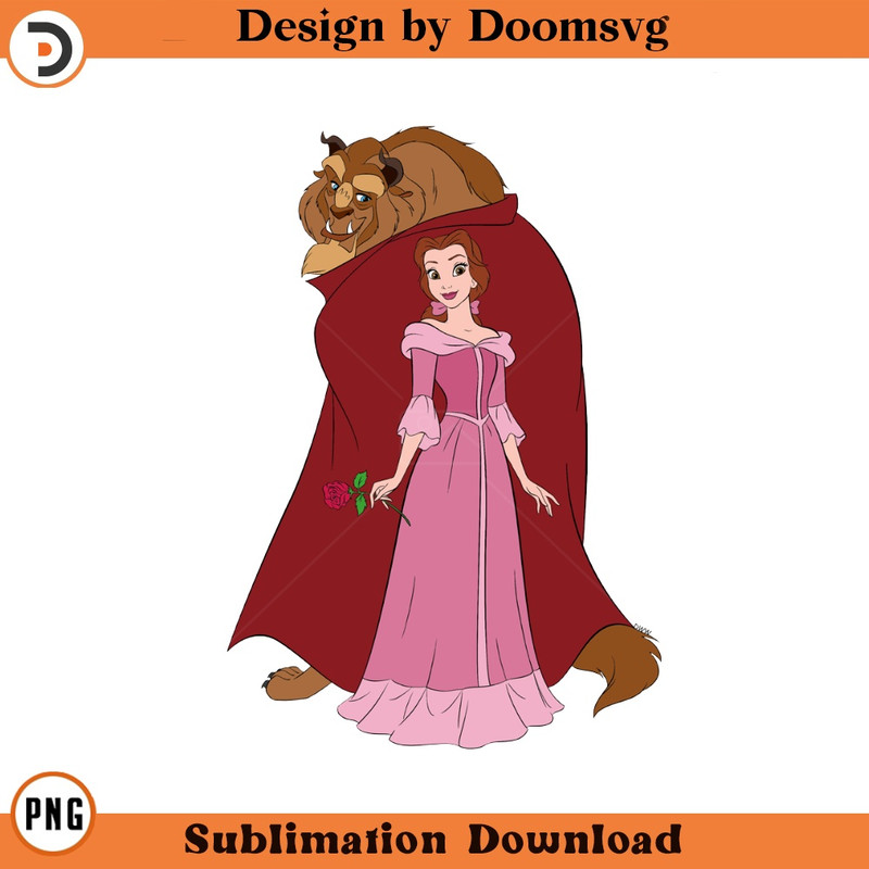SH433-Belle Beast Cartoon Clipart Download, PNG Download Cartoon Clipart Download, PNG Download.jpg