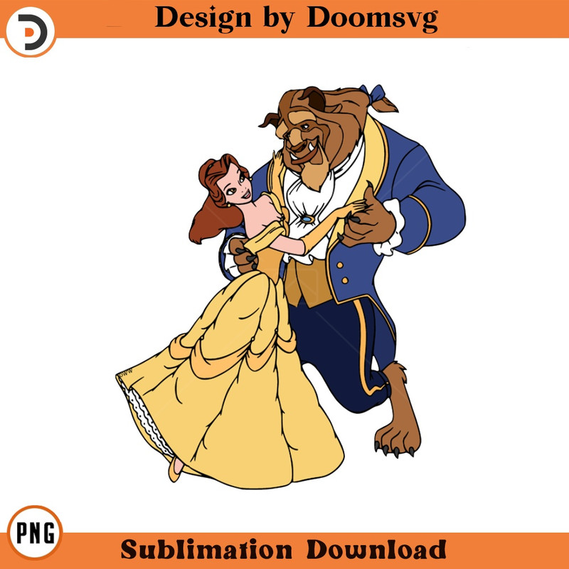SH434-Belle Beast Cartoon Clipart Download, PNG Download Cartoon Clipart Download, PNG Download.jpg