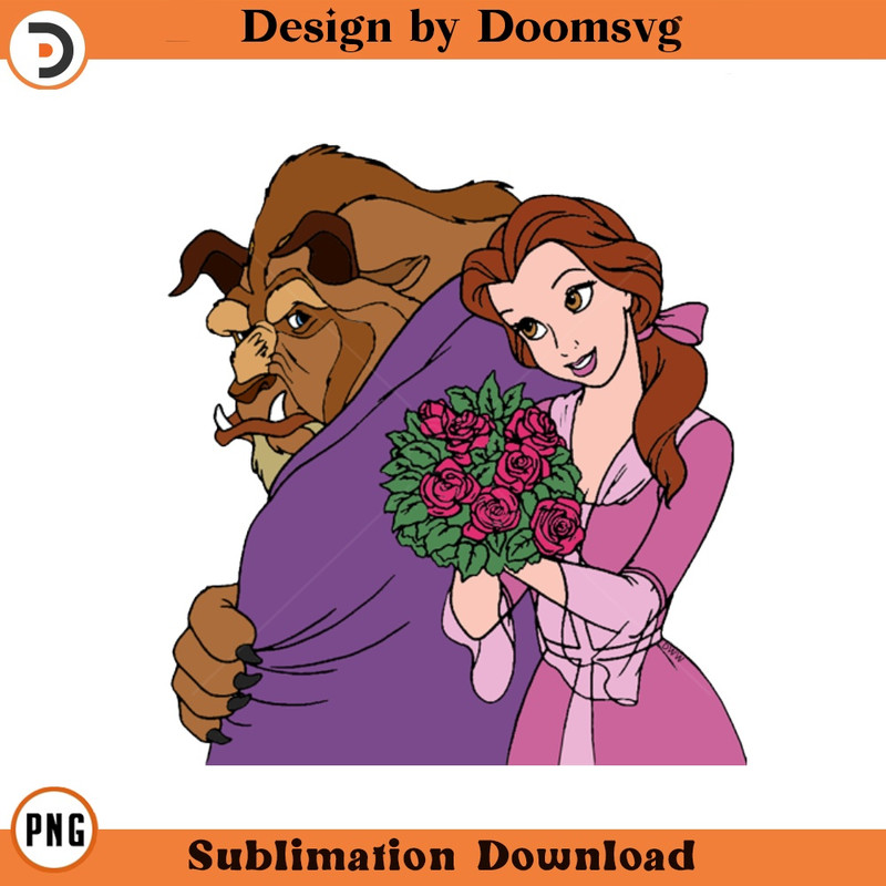 SH436-Belle Beast Cartoon Clipart Download, PNG Download Cartoon Clipart Download, PNG Download.jpg