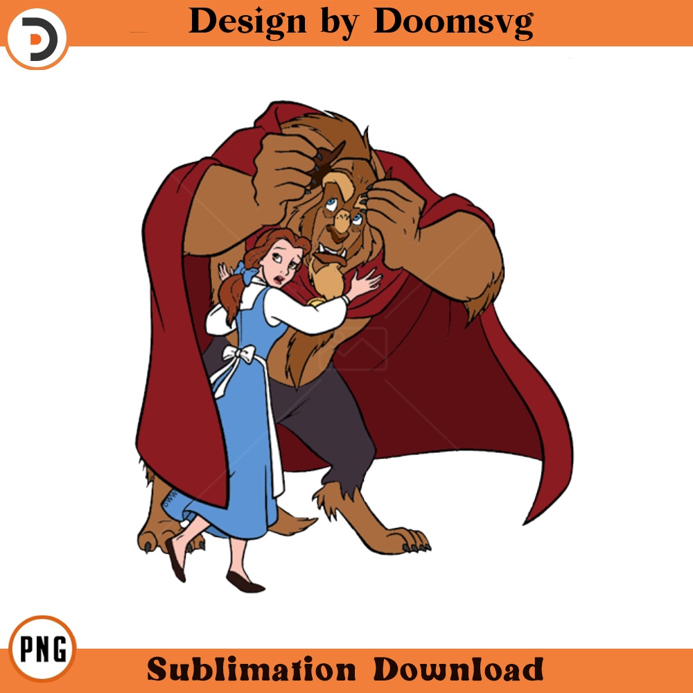SH442-Belle Beast Cartoon Clipart Download, PNG Download Cartoon Clipart Download, PNG Download.jpg