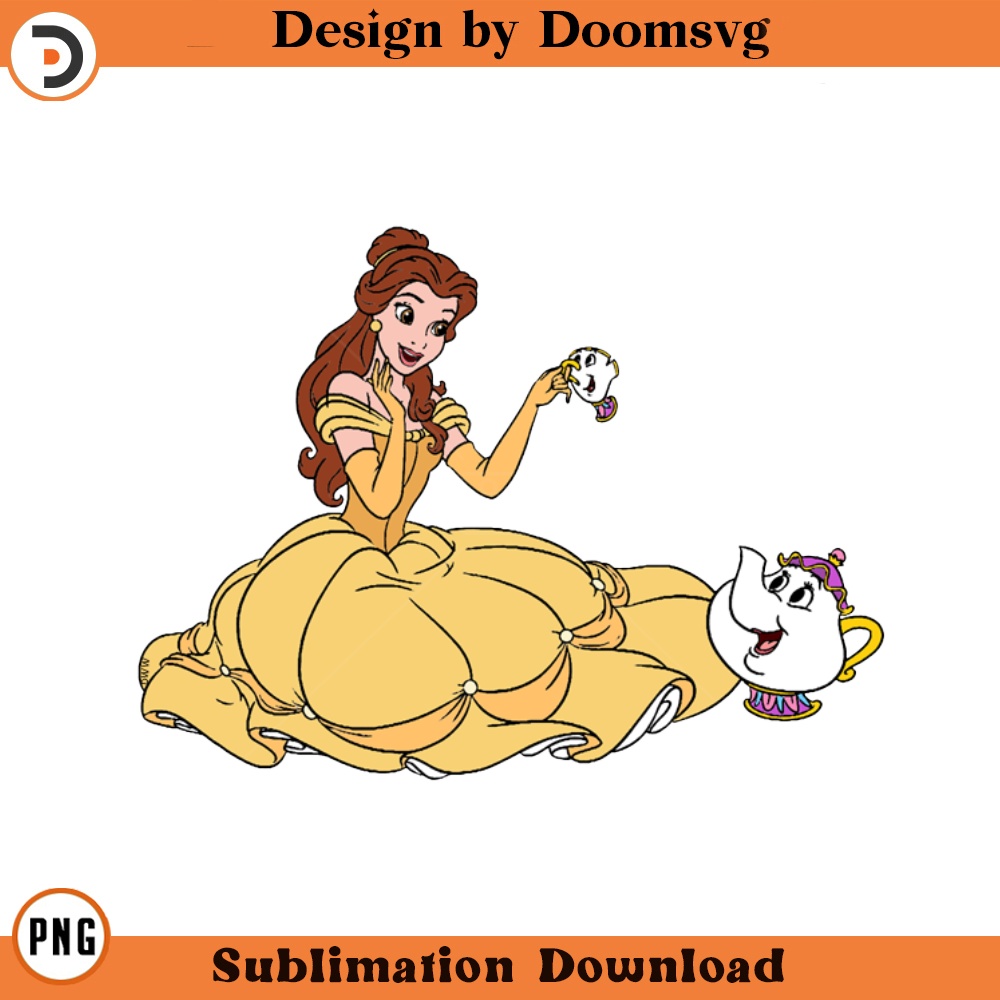 SH519-Belle Potts Chip Cartoon Clipart Download, PNG Download Cartoon Clipart Download, PNG Download.jpg