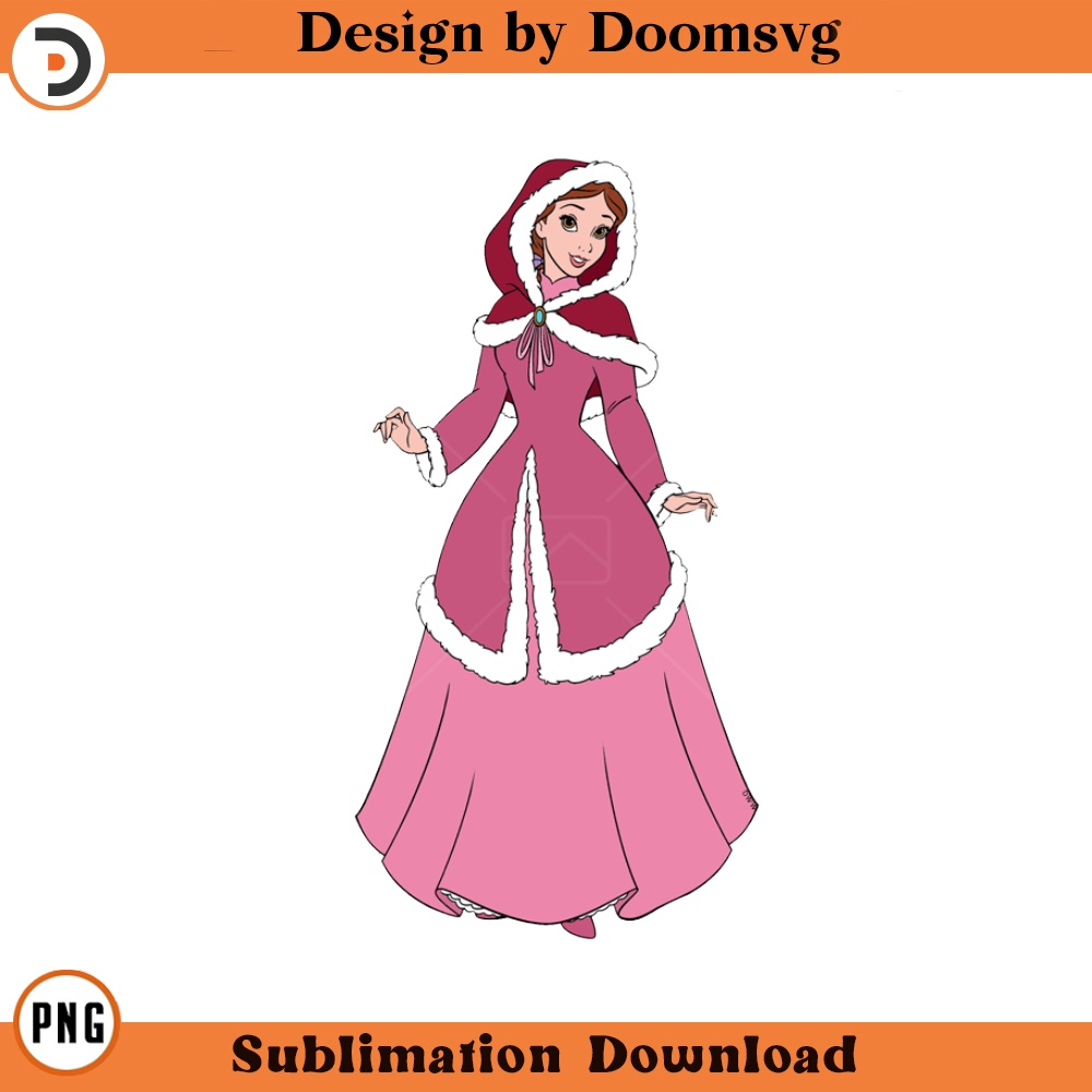 SH556-Belle Winter Cartoon Clipart Download, PNG Download Cartoon Clipart Download, PNG Download.jpg