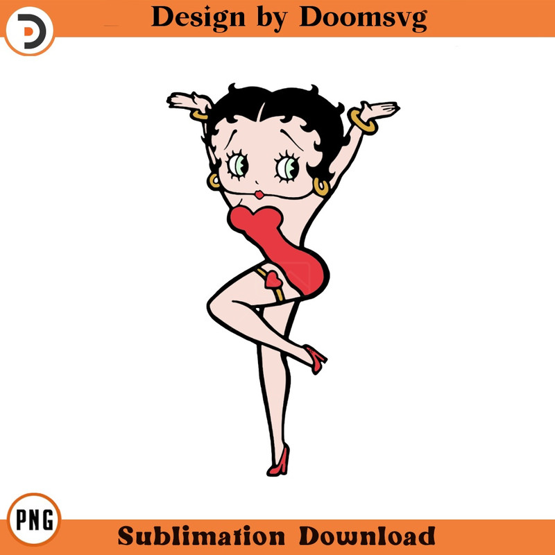 SH602-Betty Boop Cartoon Clipart Download, PNG Download Cartoon Clipart Download, PNG Download.jpg
