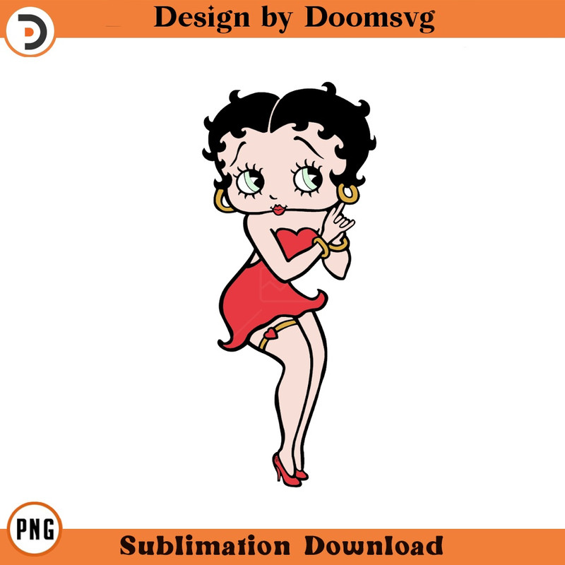 SH605-Betty Boop Cartoon Clipart Download, PNG Download Cartoon Clipart Download, PNG Download.jpg