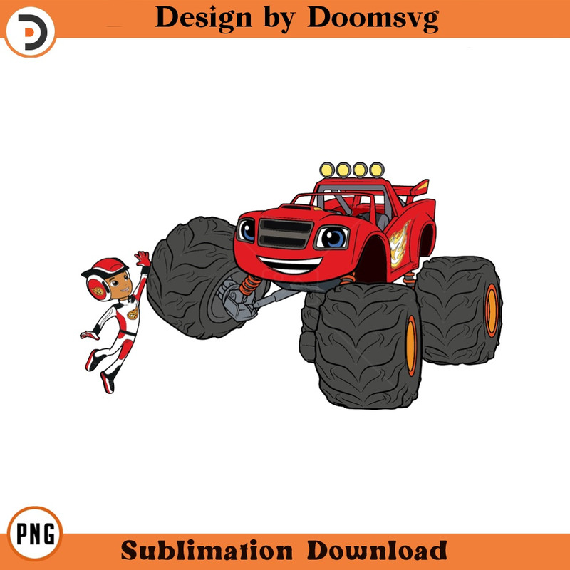 SH612-Blaze Aj Cartoon Clipart Download, PNG Download Cartoon Clipart Download, PNG Download.jpg