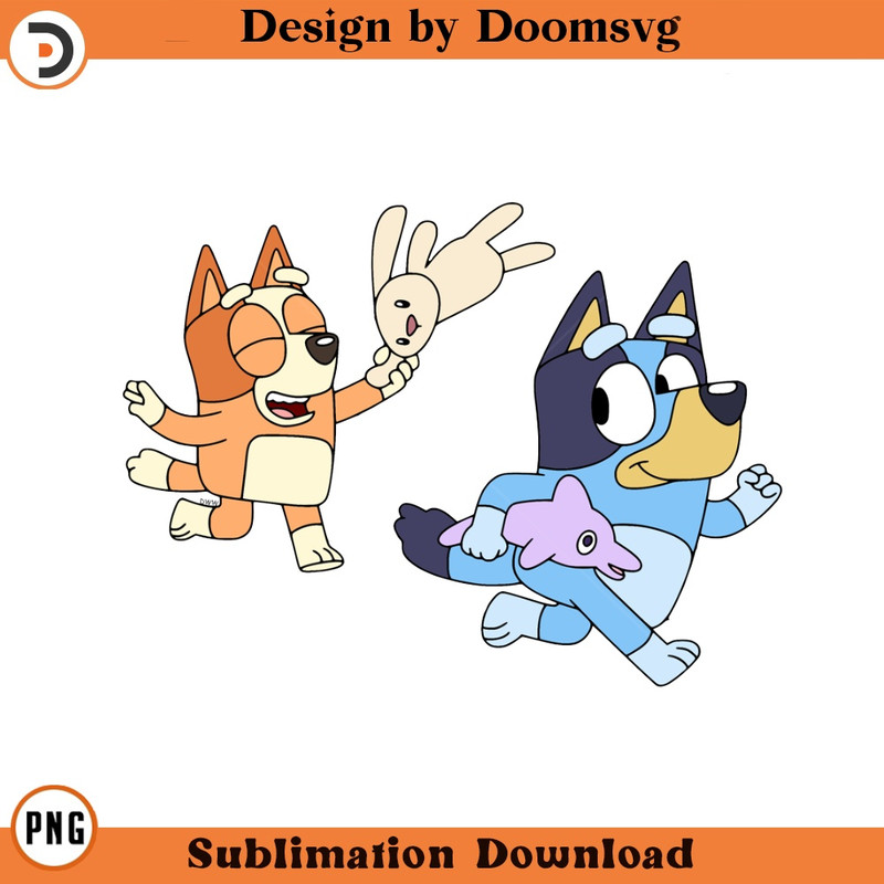 SH631-Bluey Bingo Cartoon Clipart Download, PNG Download Cartoon Clipart Download, PNG Download.jpg