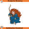 SH652-Brave Merida Kneeling Cartoon Clipart Download, PNG Download Cartoon Clipart Download, PNG Download.jpg