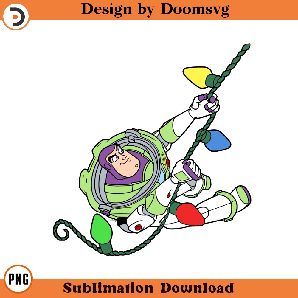 SH666-Buzz Lightyear Christmas Lights Cartoon Clipart Download, PNG Download Cartoon Clipart Download, PNG Download.jpg