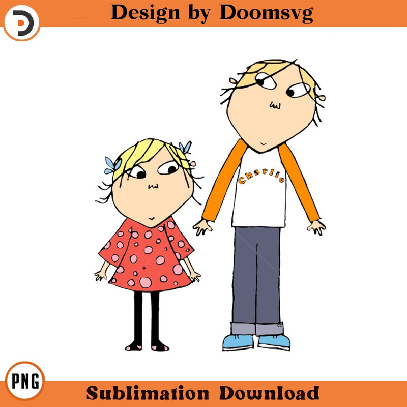 SH677-Charlie Lola Cartoon Clipart Download, PNG Download Cartoon Clipart Download, PNG Download.jpg