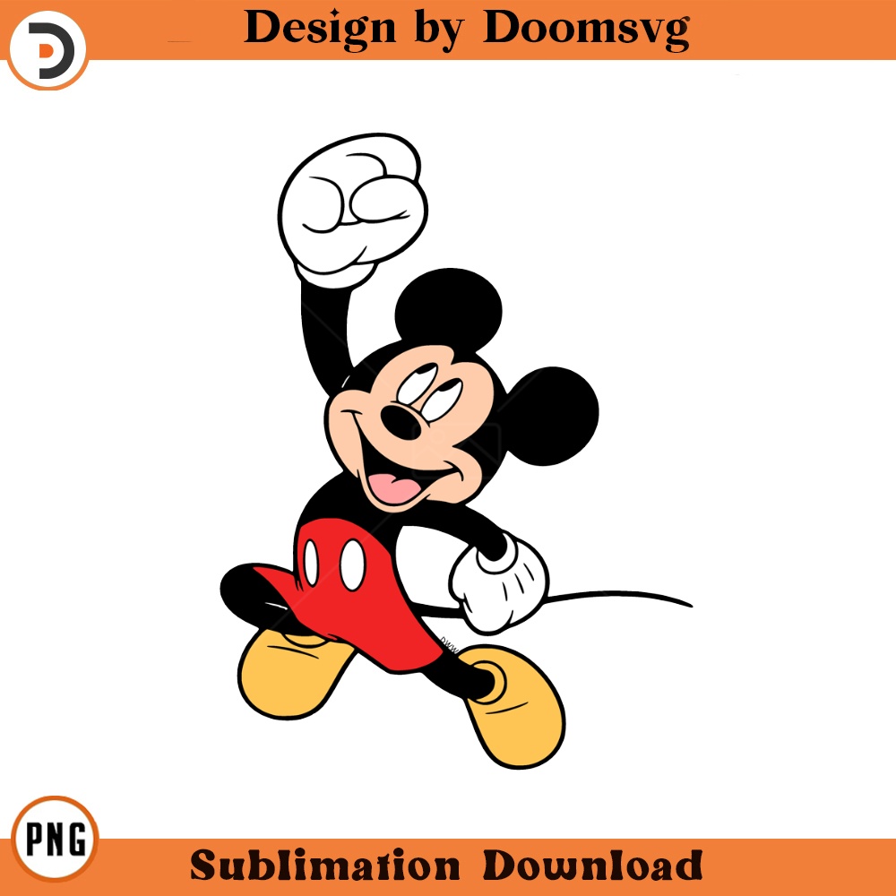 SH684-Cheerful Mickey Mouse Cartoon Clipart Download, PNG Download Cartoon Clipart Download, PNG Download.jpg