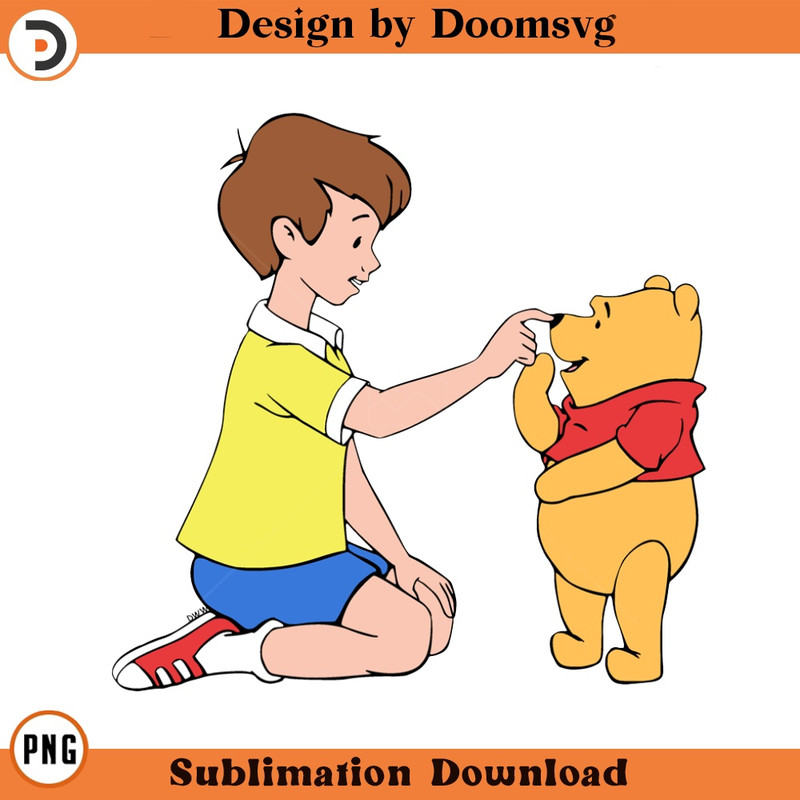 SH746-Christopher Robin Winnie The Pooh Cartoon Clipart Download, PNG Download Cartoon Clipart Download, PNG Download.jpg