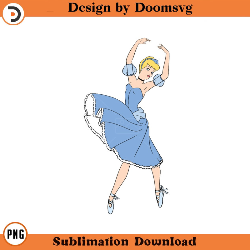 SH750-Cinderella Ballerina Cartoon Clipart Download, PNG Download Cartoon Clipart Download, PNG Download.jpg