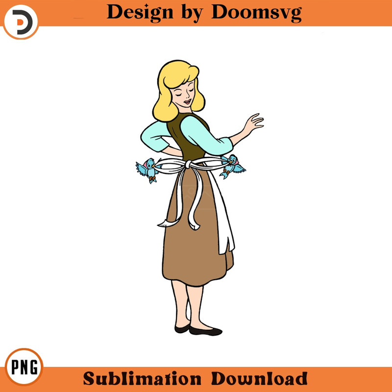 SH756-Cinderella Birds Cartoon Clipart Download, PNG Download Cartoon Clipart Download, PNG Download.jpg