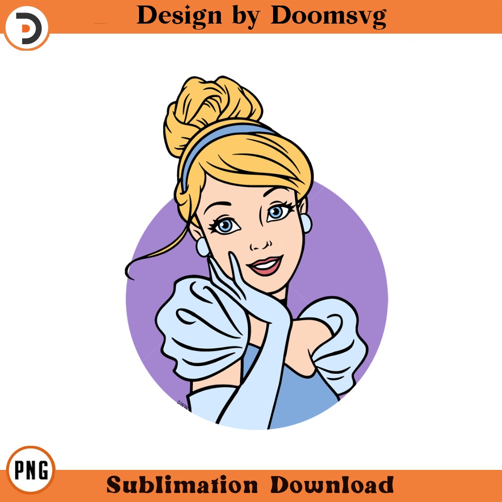 SH774-Cinderella Face Cartoon Clipart Download, PNG Download Cartoon Clipart Download, PNG Download.jpg