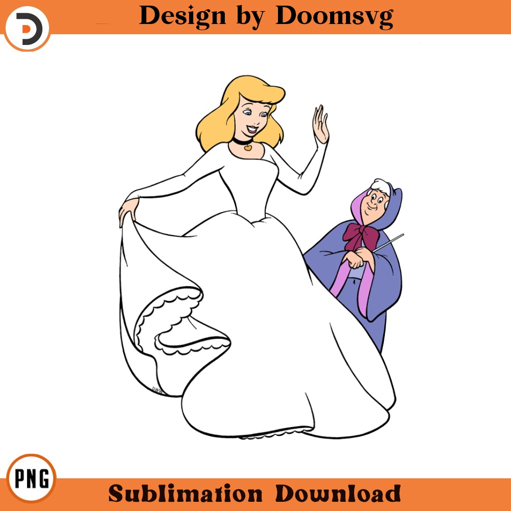 SH778-Cinderella Fairy Godmother Cartoon Clipart Download, PNG Download Cartoon Clipart Download, PNG Download.jpg