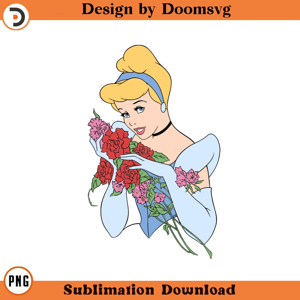 SH781-Cinderella Flowers Cartoon Clipart Download, PNG Download Cartoon Clipart Download, PNG Download.jpg