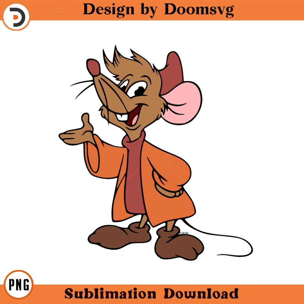 SH797-Cinderella Jaq Cartoon Clipart Download, PNG Download Cartoon Clipart Download, PNG Download.jpg