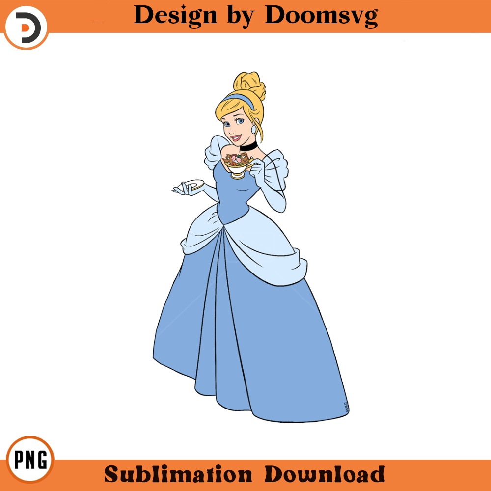 SH803-Cinderella Mice Teacup Cartoon Clipart Download, PNG Download Cartoon Clipart Download, PNG Download.jpg