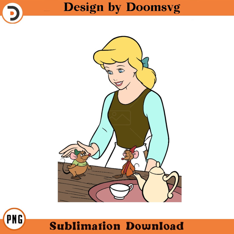 SH804-Cinderella Mice Cartoon Clipart Download, PNG Download Cartoon Clipart Download, PNG Download.jpg