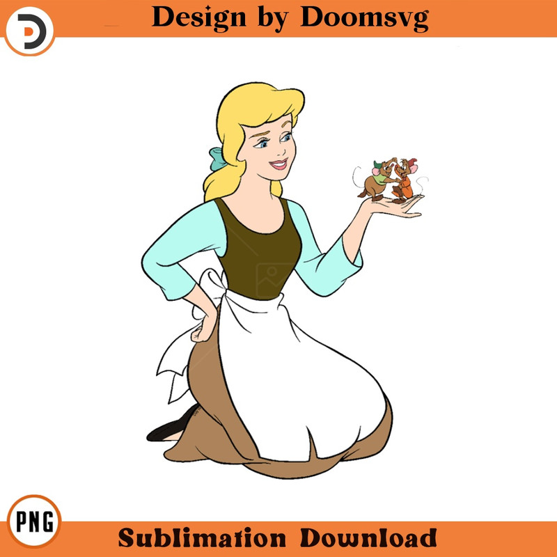 SH806-Cinderella Mice Cartoon Clipart Download, PNG Download Cartoon Clipart Download, PNG Download.jpg