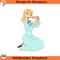 SH813-Cinderella Nightgown Cartoon Clipart Download, PNG Download Cartoon Clipart Download, PNG Download.jpg